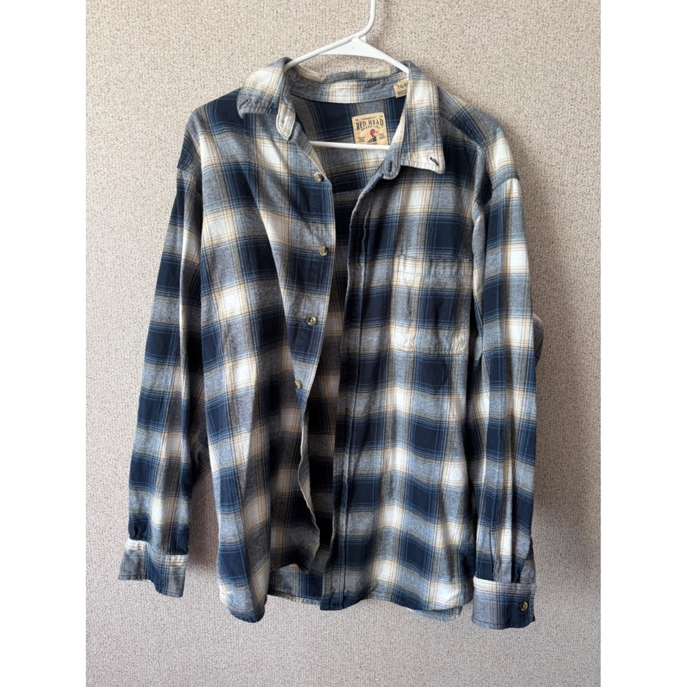 Red Head‎ Brand Co Plaid Flannel Shirt Men's TG EG